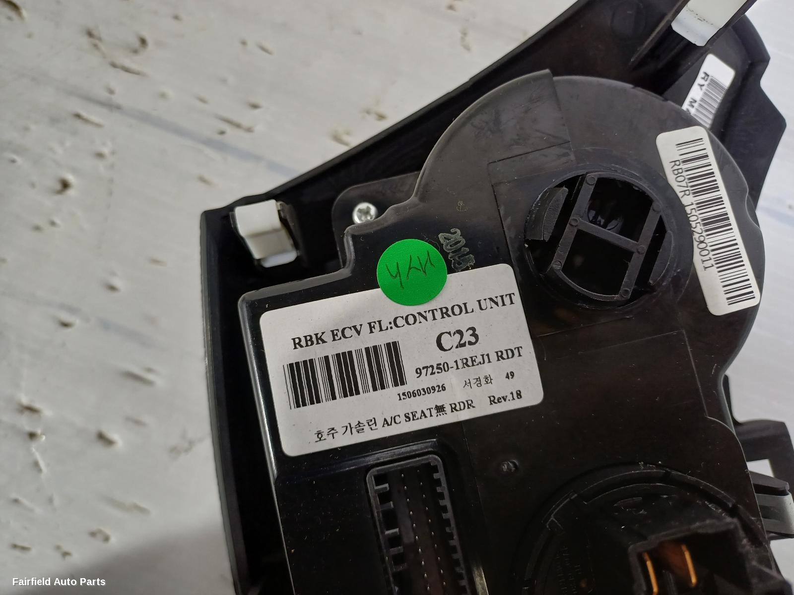 2011-2019 Hyundai Accent Heater Ac Controls