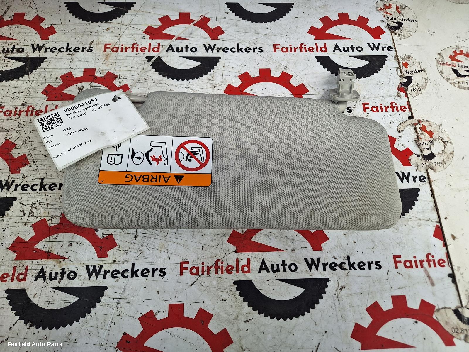 2017-2025 Mazda Cx5 Sunvisor