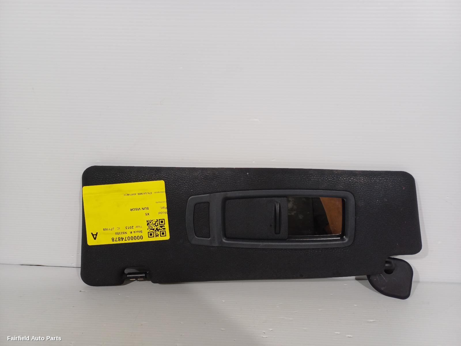 2007-2013 Bmw X5 Sunvisor