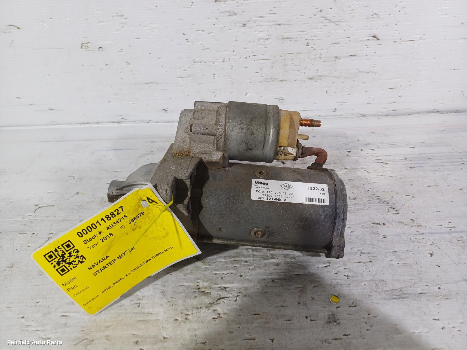 2015-2025 Nissan Navara Starter