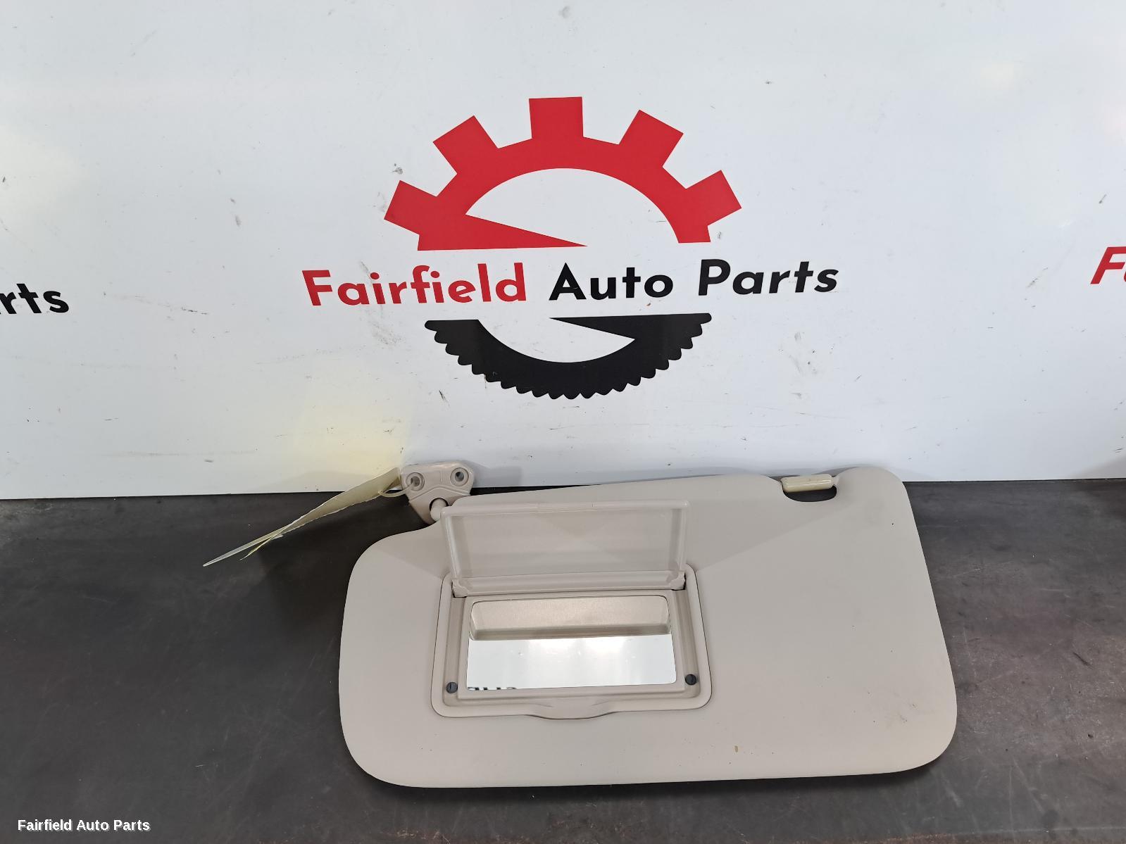 2013-2016 Nissan Pulsar Sunvisor