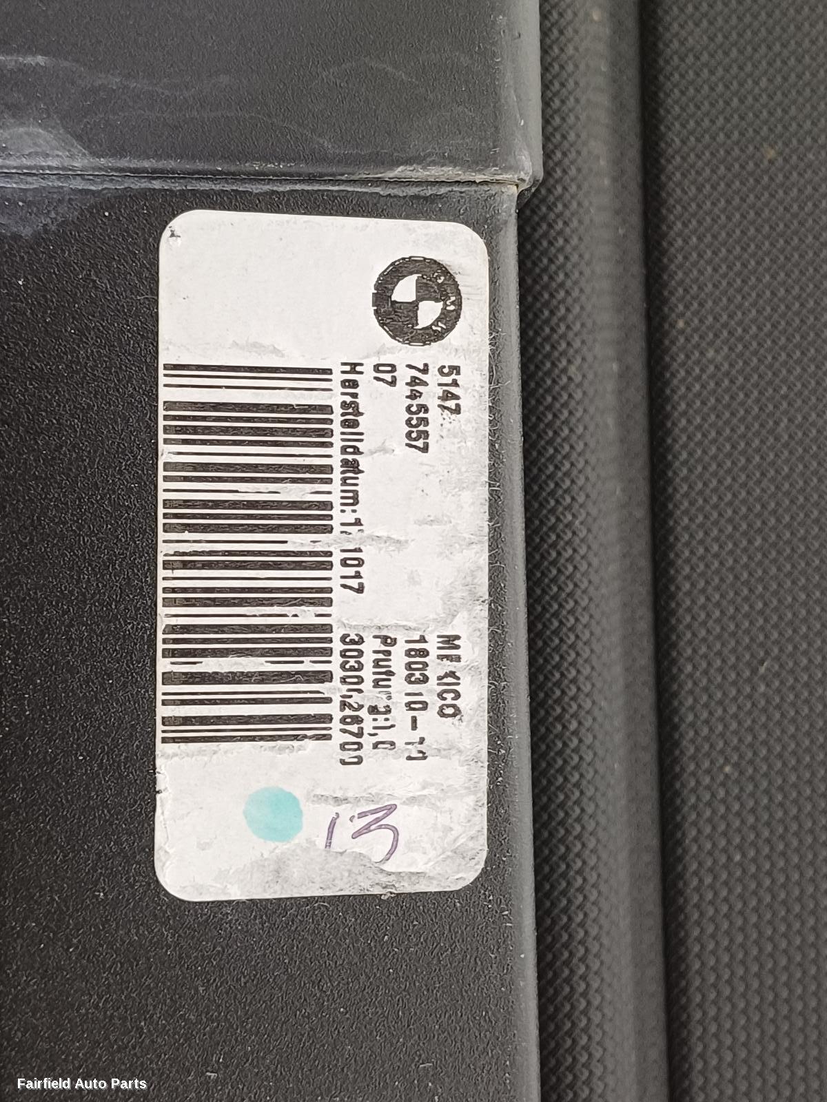 2017-2024 Bmw X3 Parcel Shelf Cargo Blind