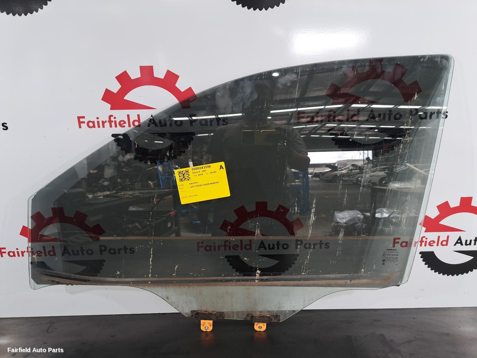 2015-2025 Nissan Navara Left Front Door Window