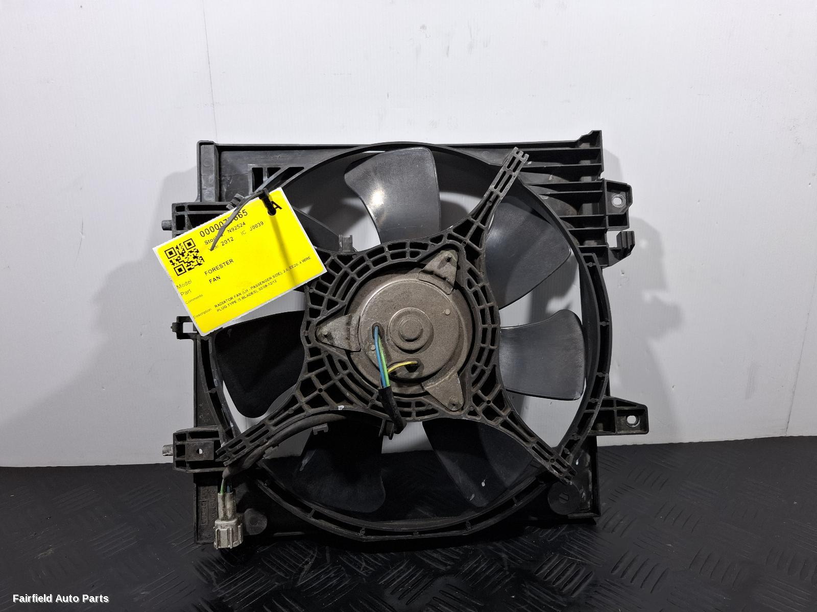 2008-2012 Subaru Forester Fan