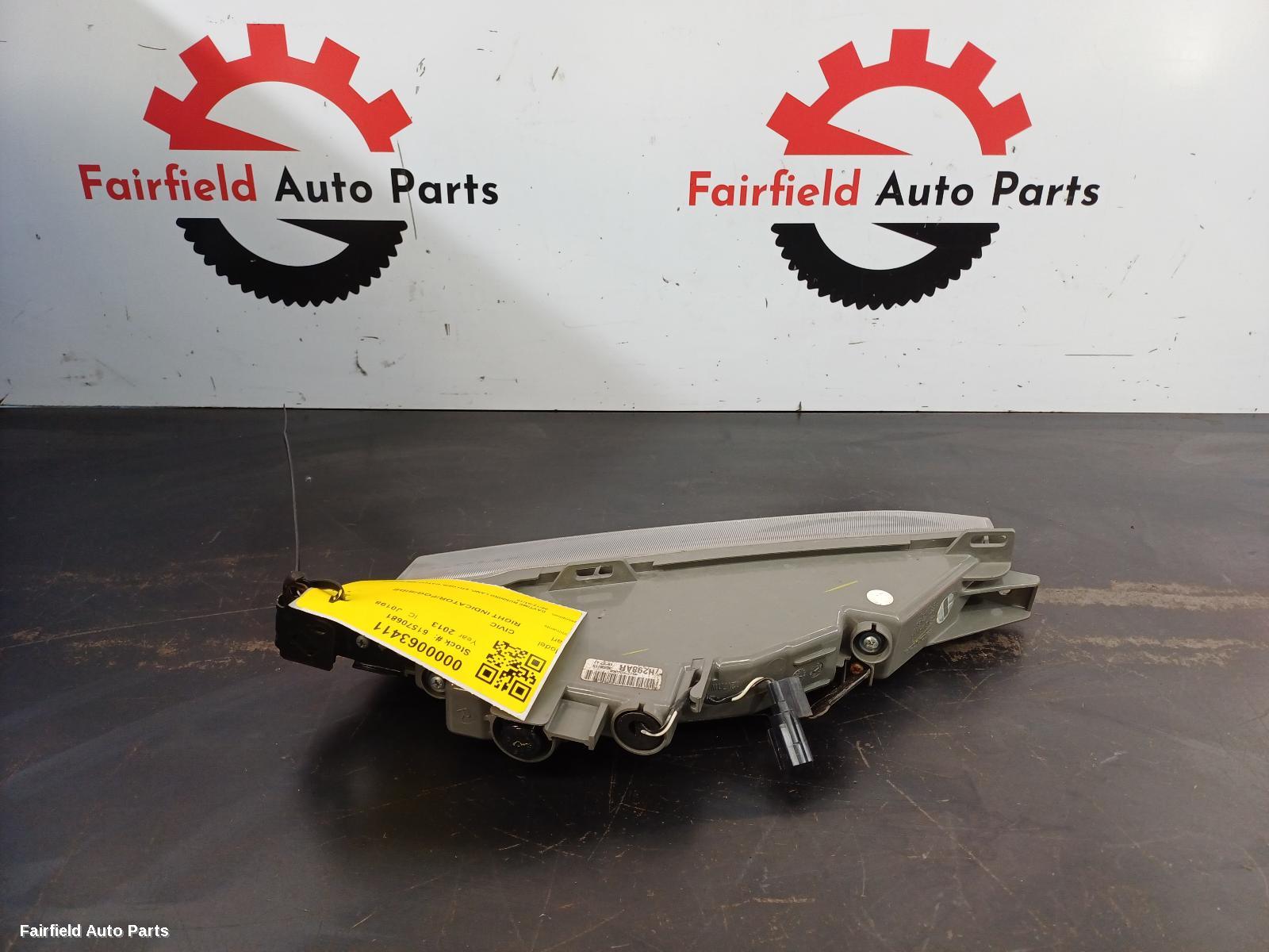 2012-2015 Honda Civic Right Indicator Fog Side