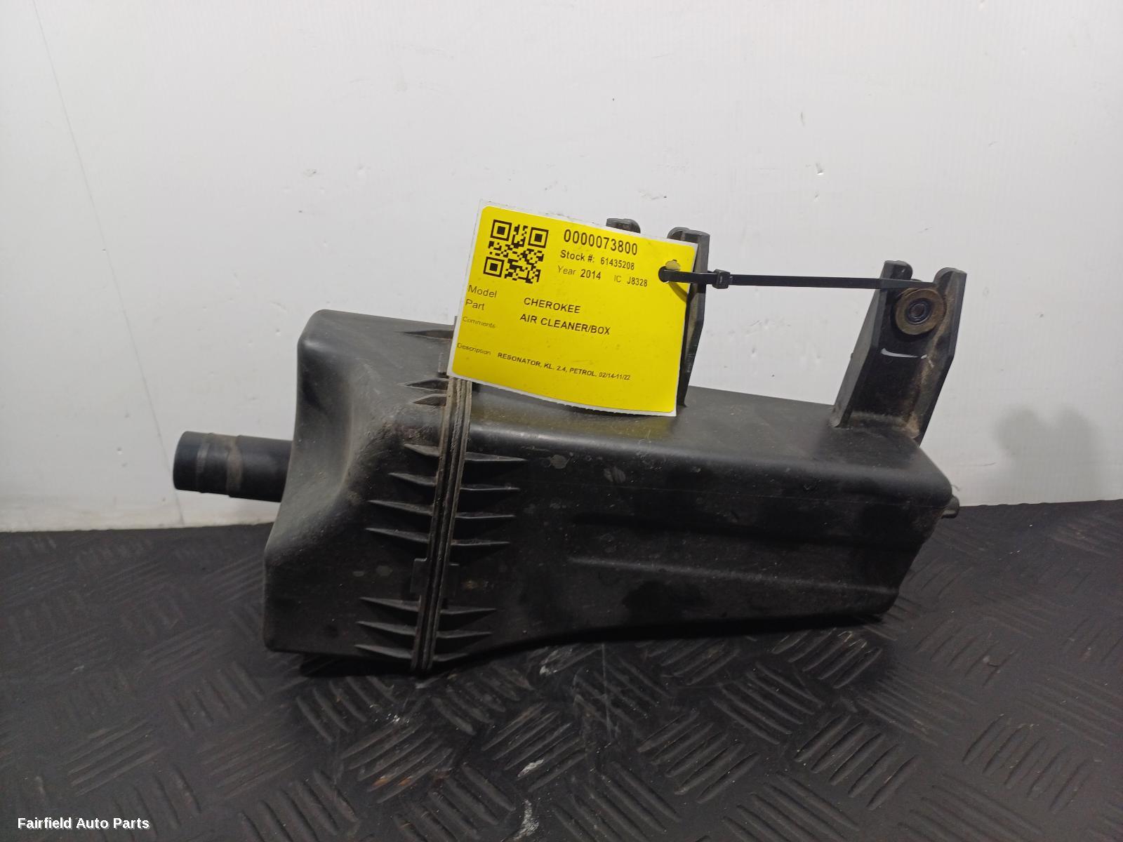 2014-2022 Jeep Cherokee Air Cleaner Box