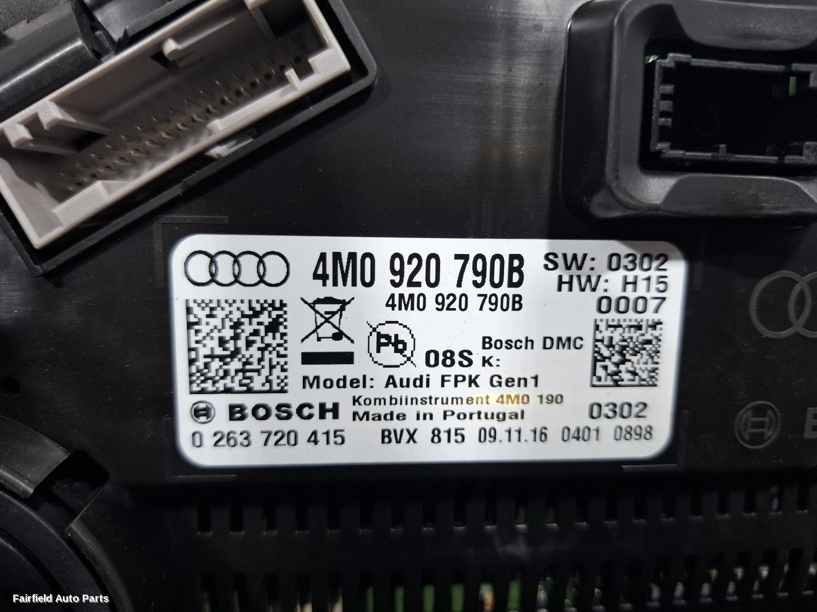 2015-2020 Audi Q7 Instrument Cluster