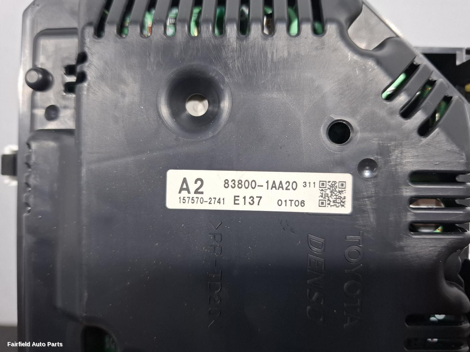2015-2018 Toyota Corolla Instrument Cluster