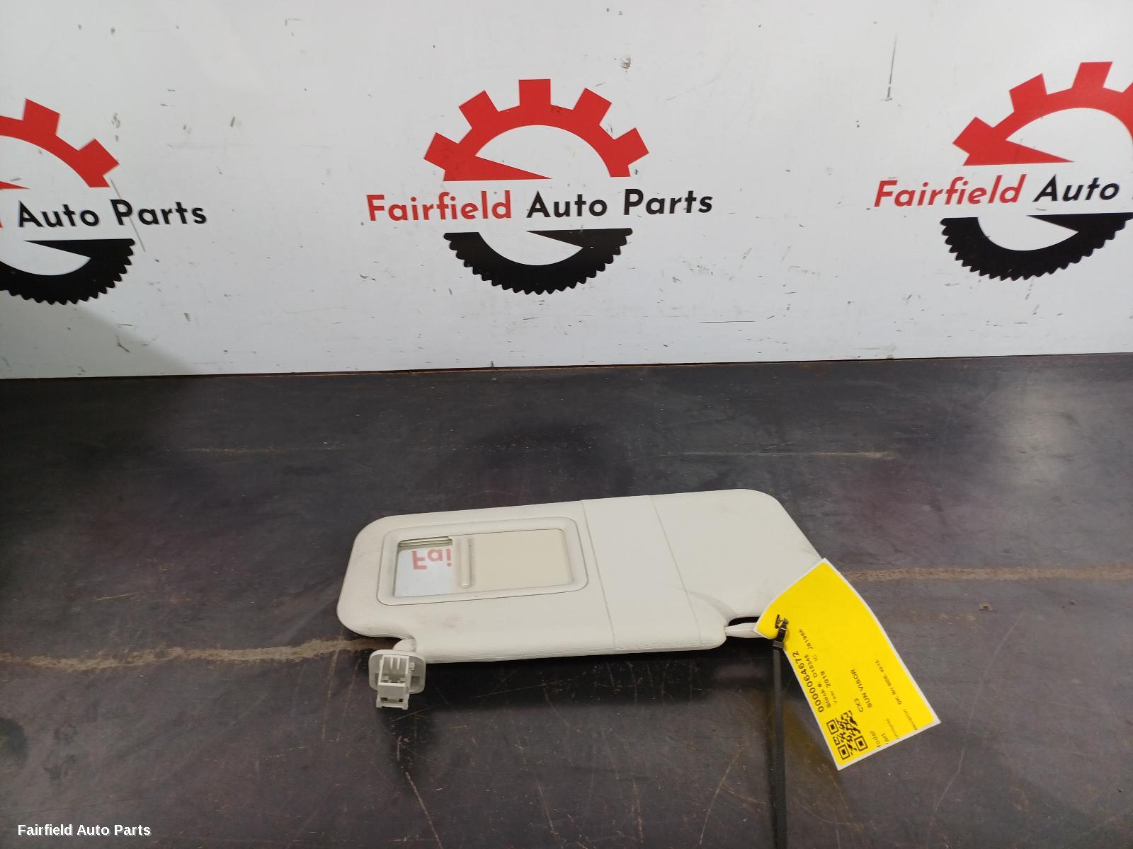 2015-2025 Mazda Cx3 Sunvisor