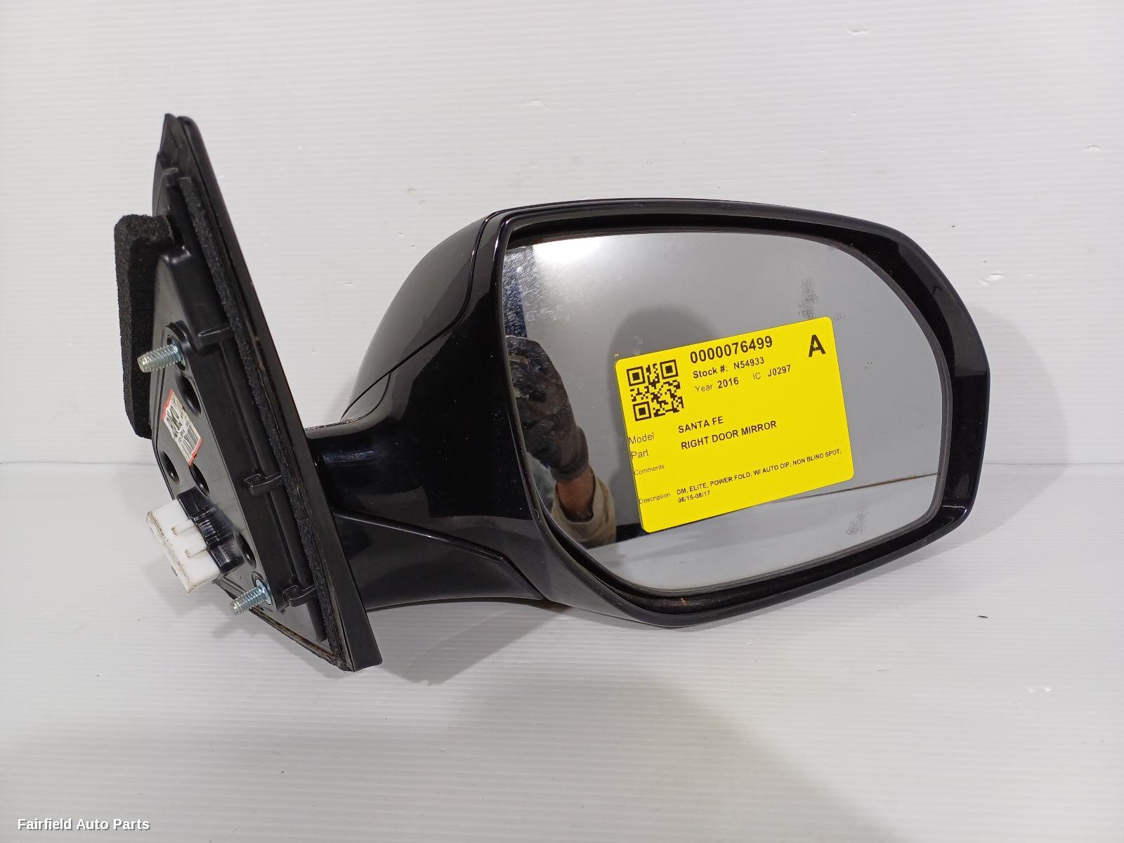 2015-2017 Hyundai Santa Fe Right Door Mirror