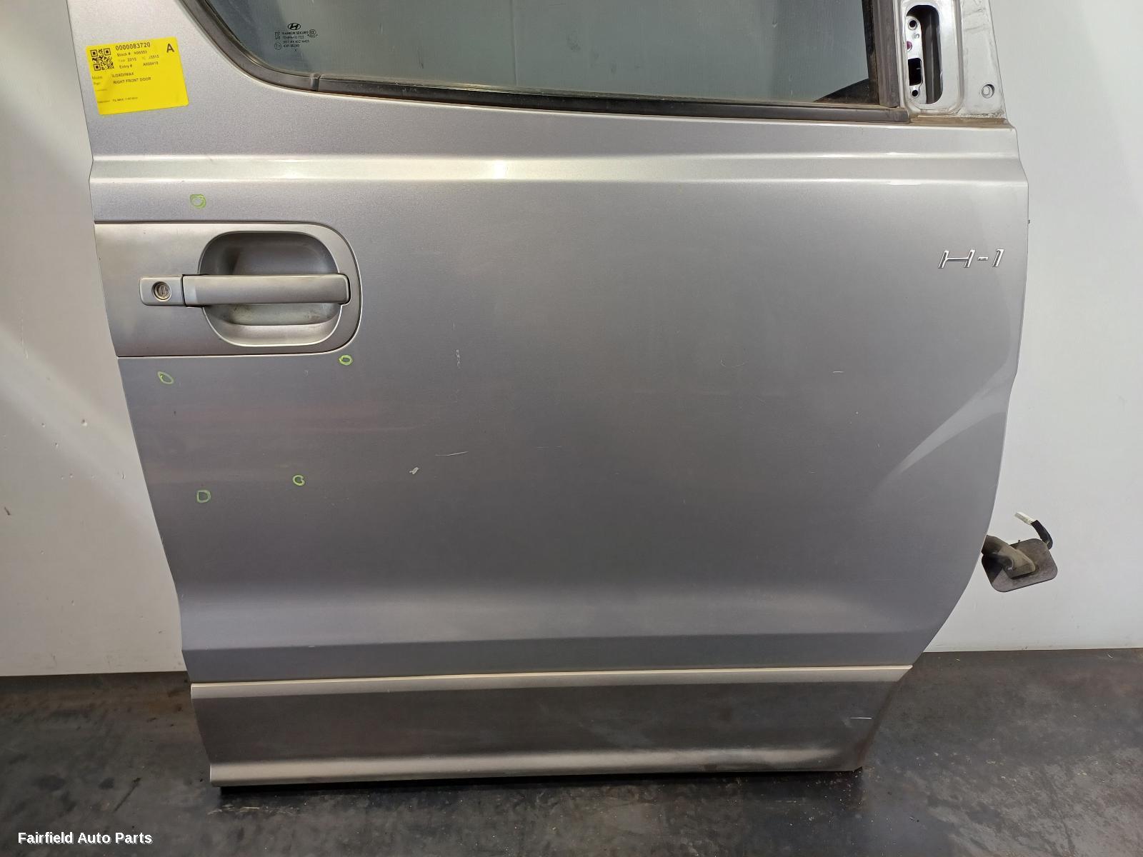 2007-2021 Hyundai Iload/imax Right Front Door