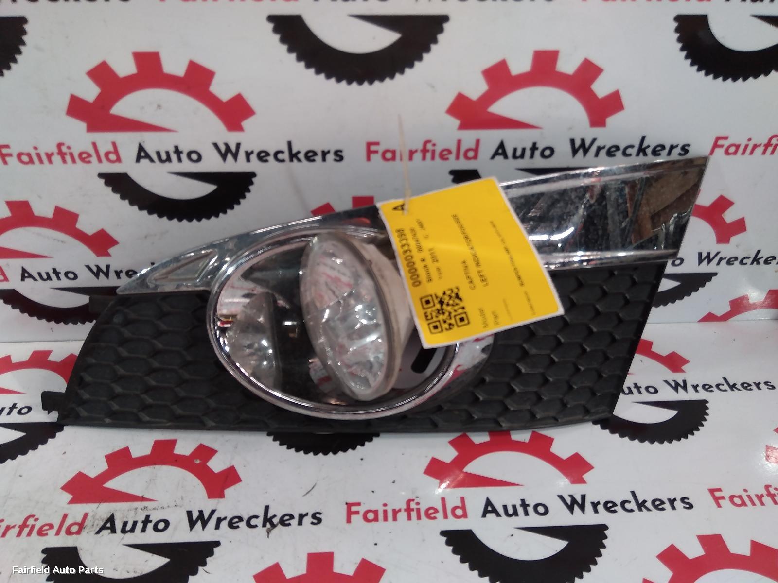 2011-2018 Holden Captiva Left Indicator Fog Side