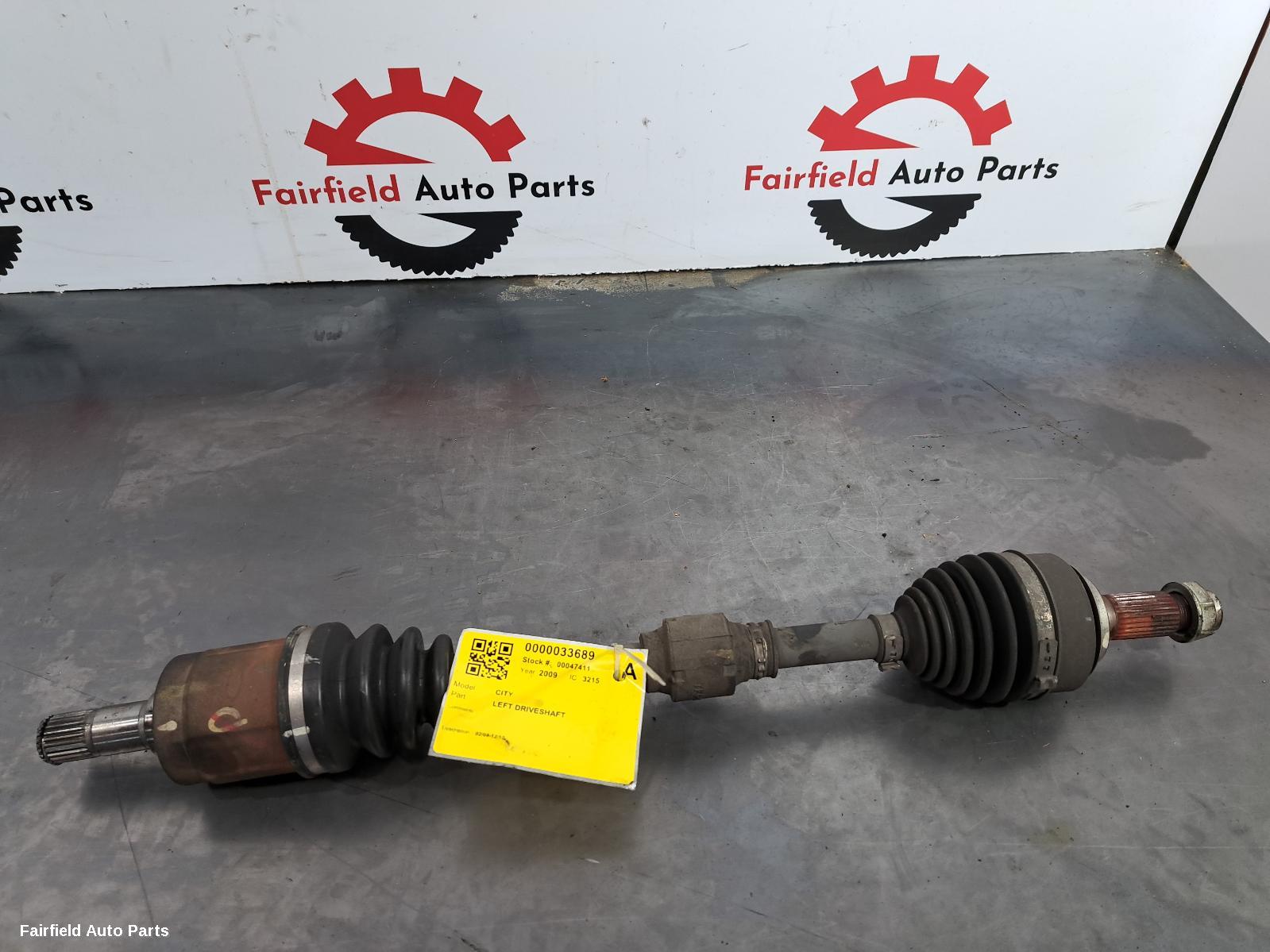 2009-2013 Honda City Left Driveshaft