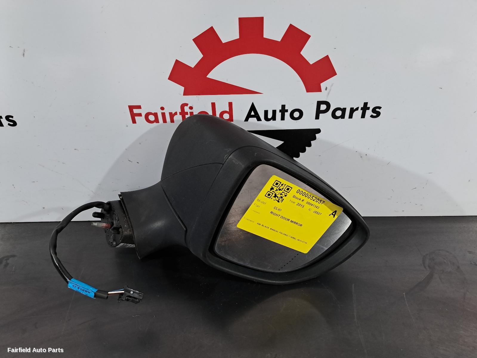 2013-2016 Renault Clio Right Door Mirror