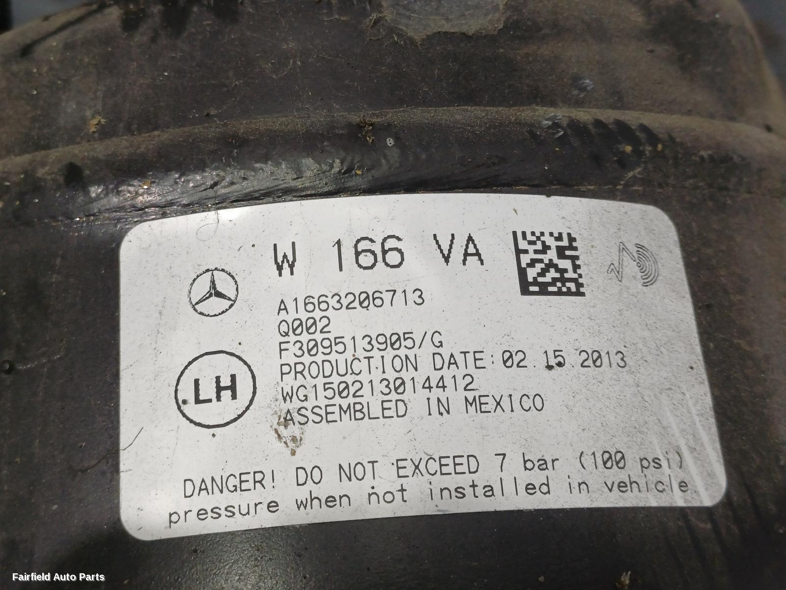 2012-2015 Mercedes Gl Class Left Front Strut