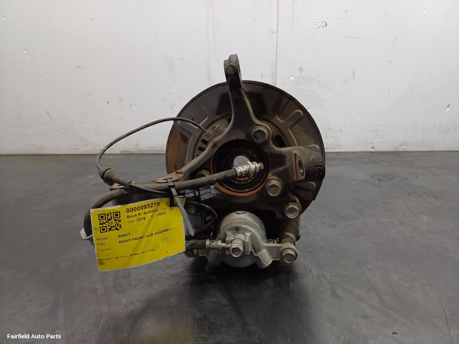2017-2023 Suzuki Swift Right Front Hub Assembly