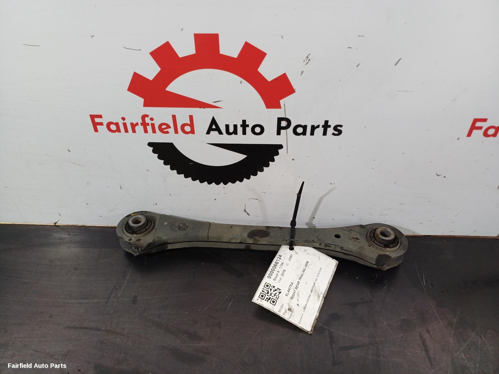 2015-2020 Hyundai Elantra Right Rear Trailing Arm