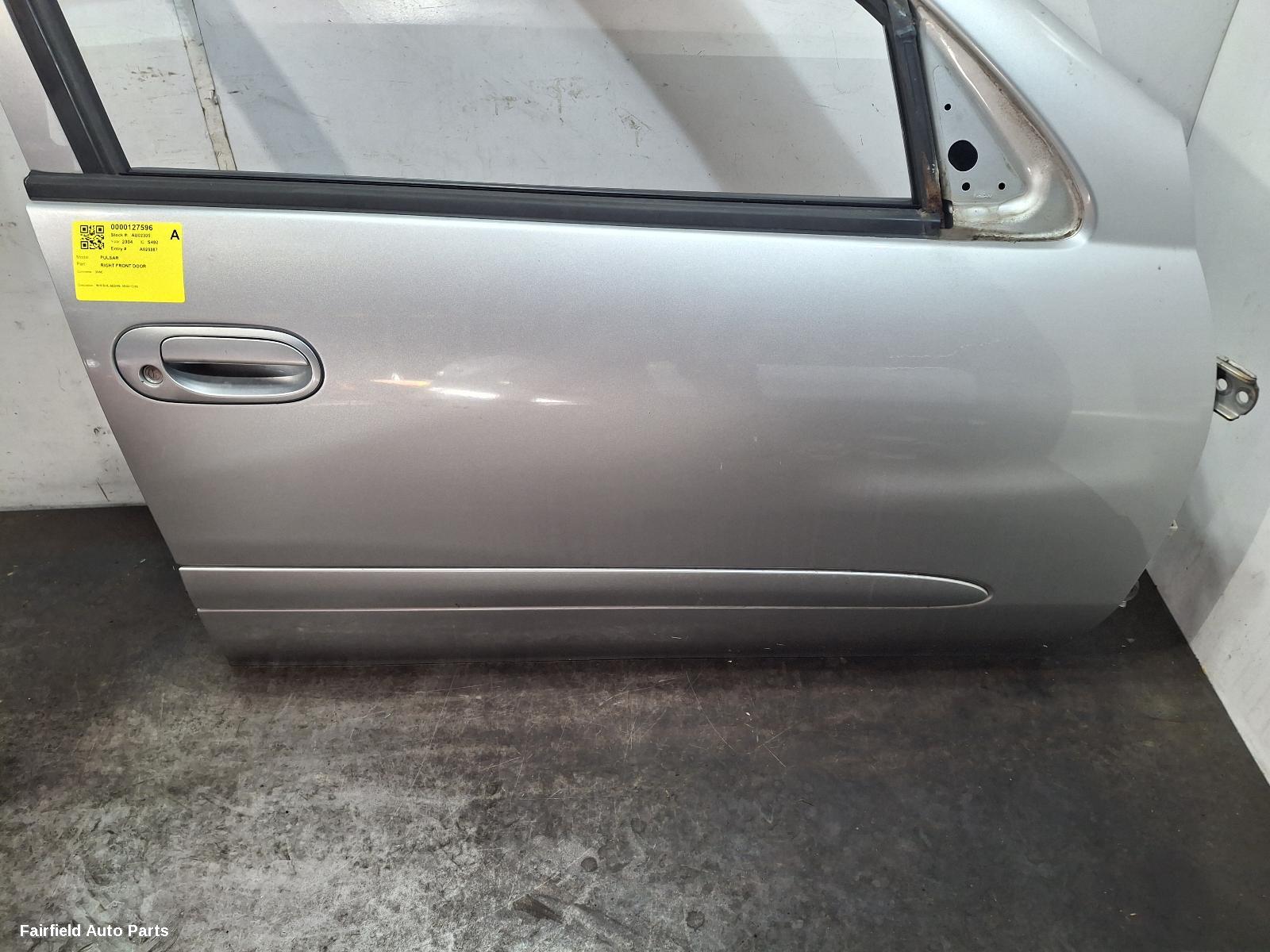 2000-2005 Nissan Pulsar Right Front Door