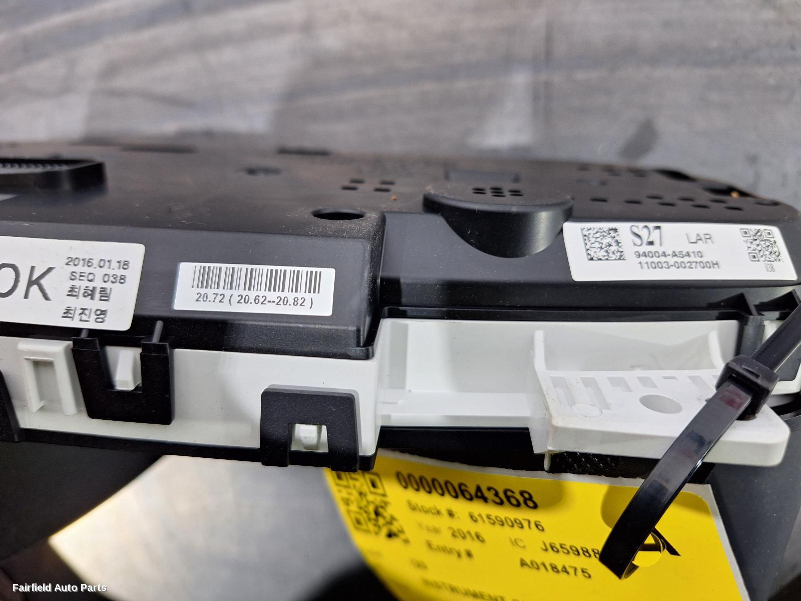 2012-2017 Hyundai I30 Instrument Cluster