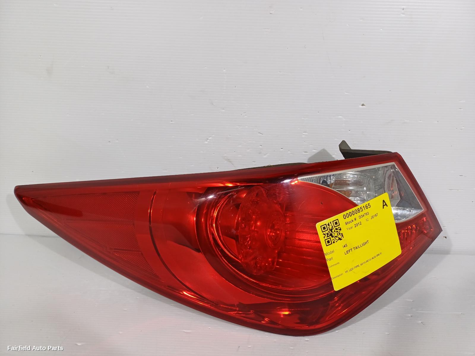 2010-2013 Hyundai I45 Left Taillight