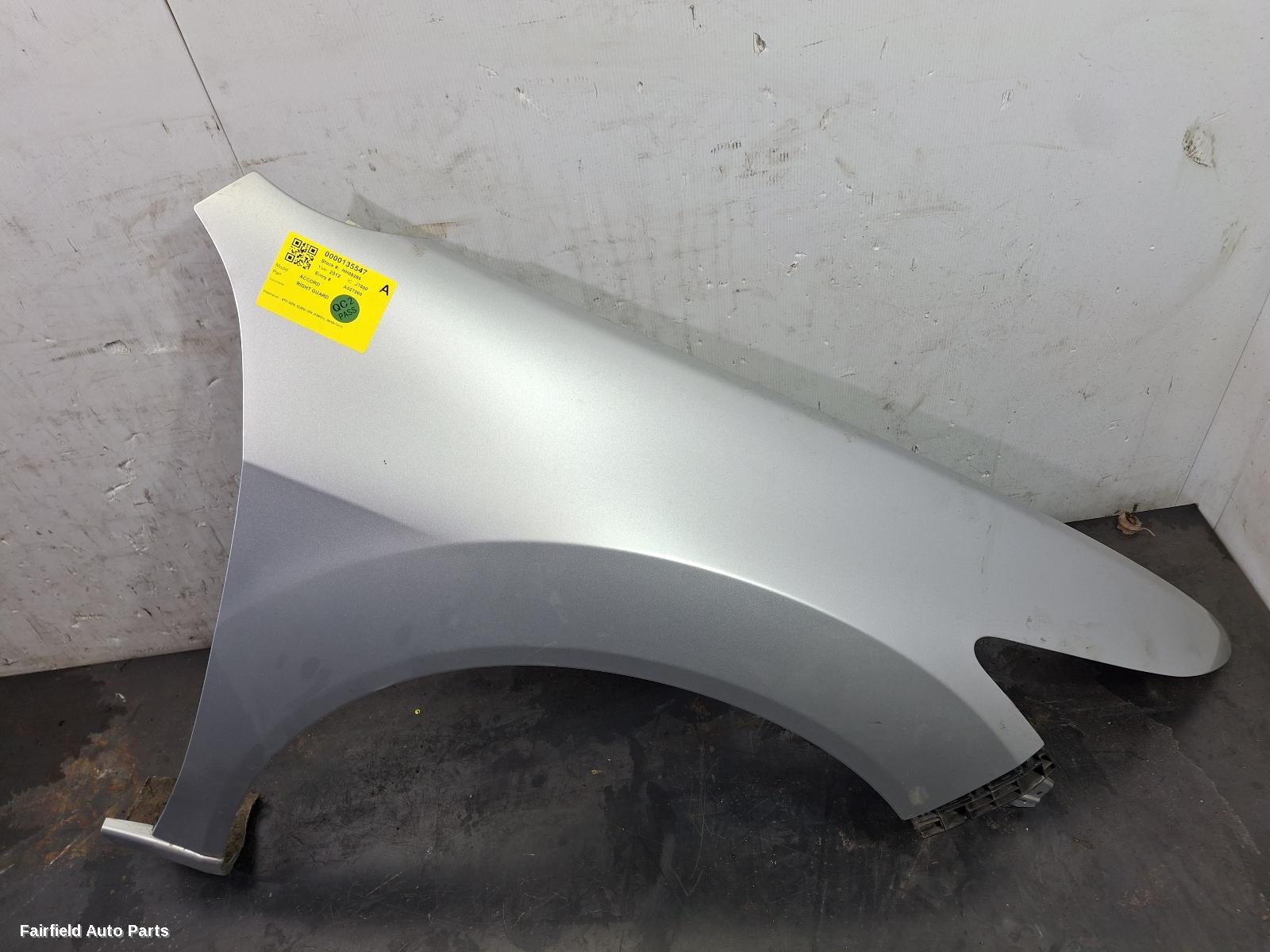 2008-2015 Honda Accord Right Guard