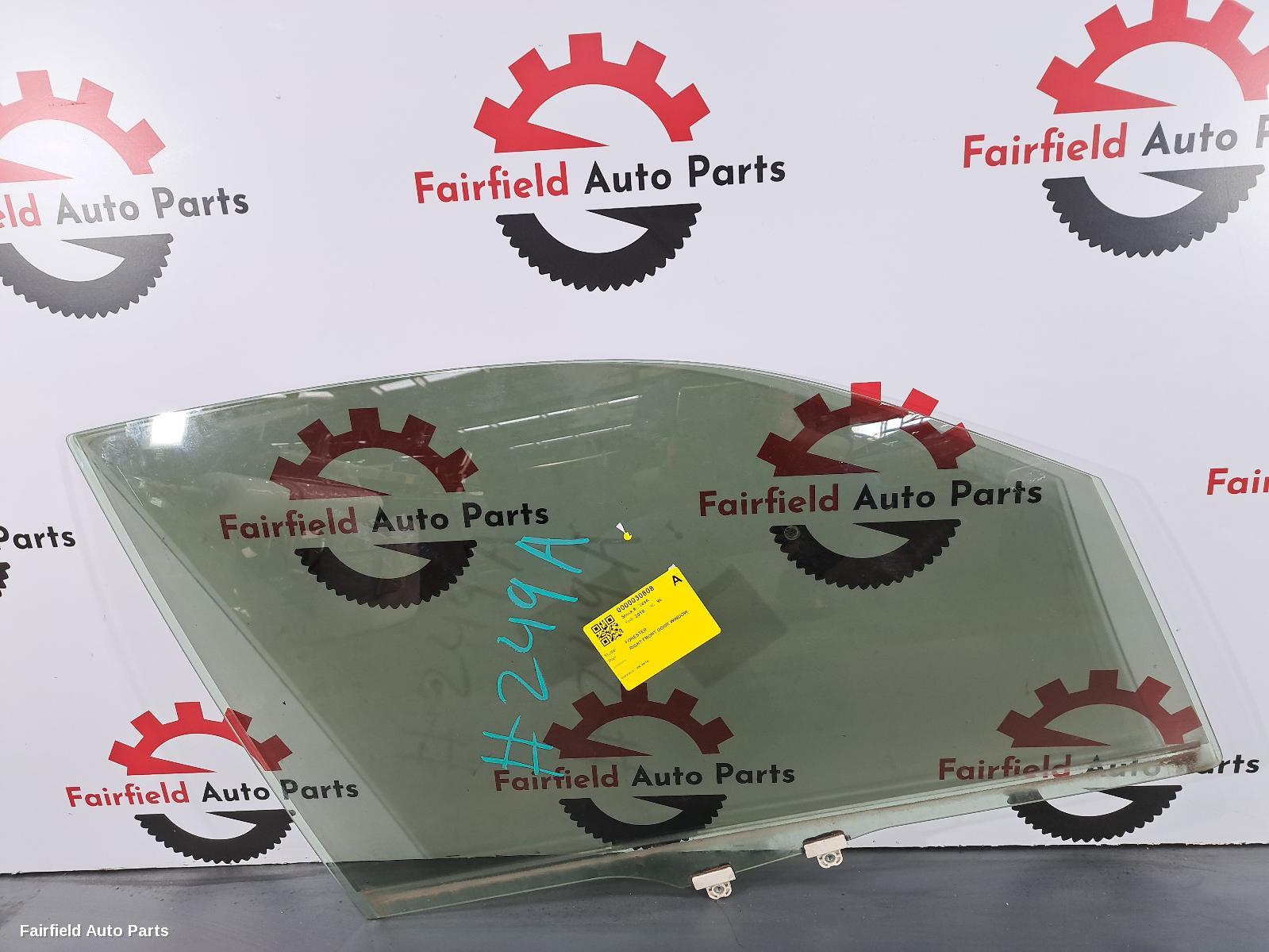 2018-2024 Subaru Forester Right Front Door Window
