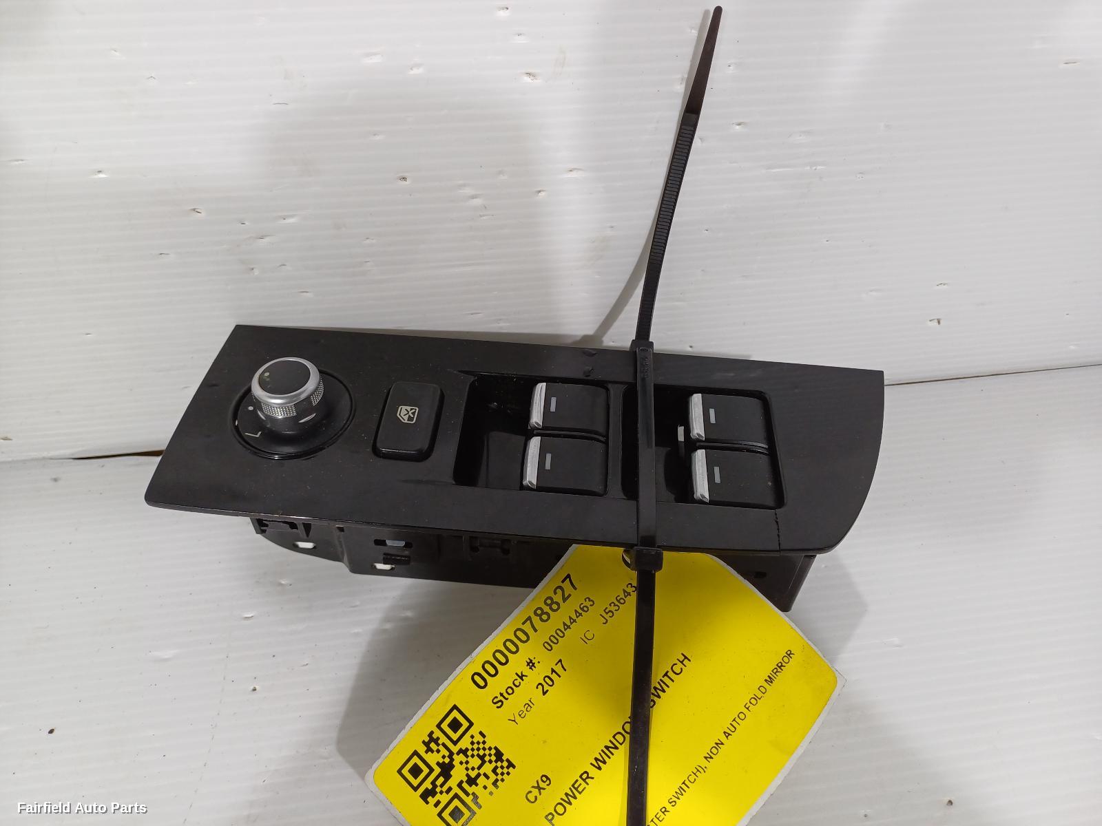 2016-2023 Mazda Cx9 Pwr Dr Wind Switch
