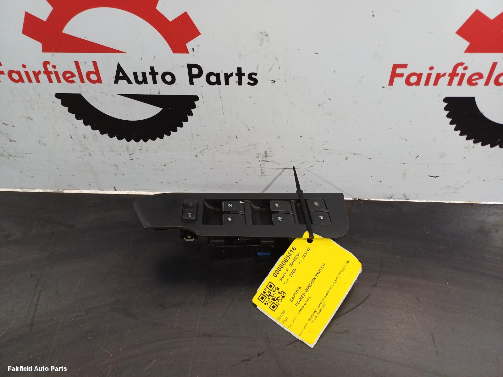 2009-2011 Holden Captiva Pwr Dr Wind Switch