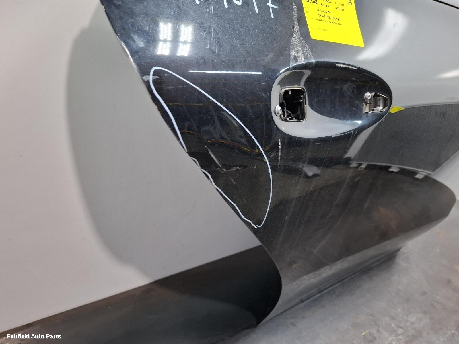 2019-2025 Mercedes Cla Class Right Rear Door Sliding