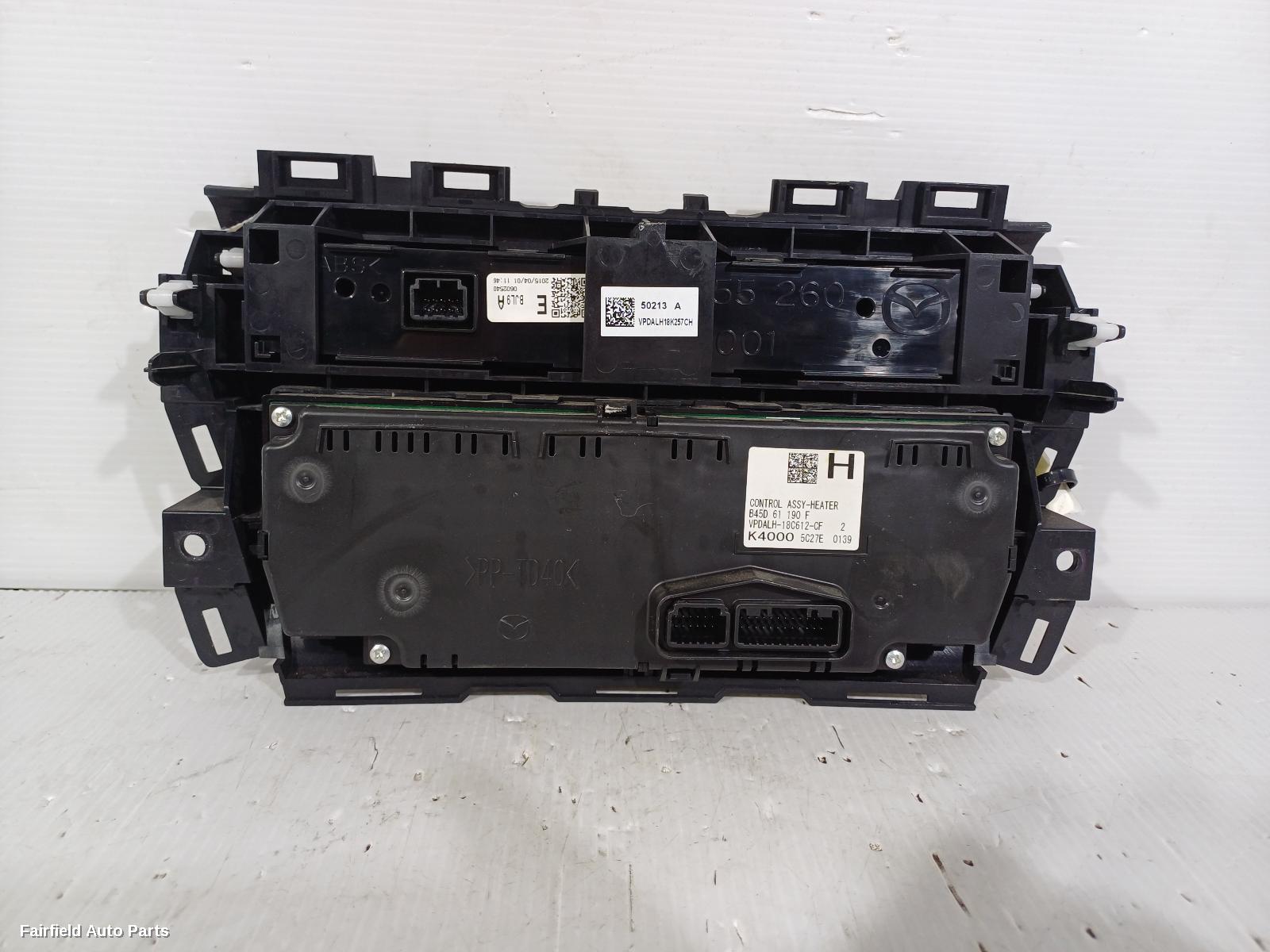 2013-2016 Mazda 3 Heater Ac Controls