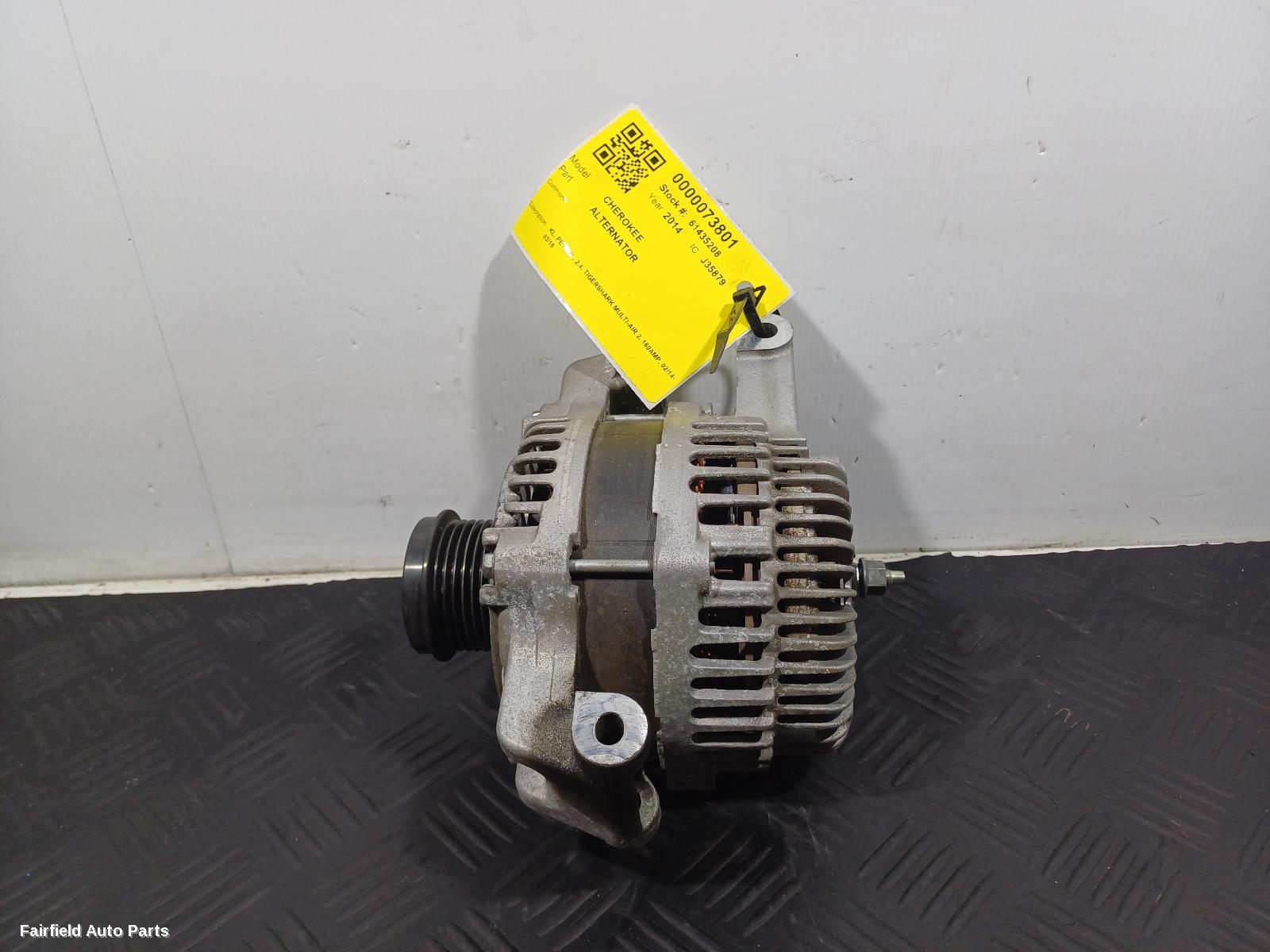 2014-2018 Jeep Cherokee Alternator