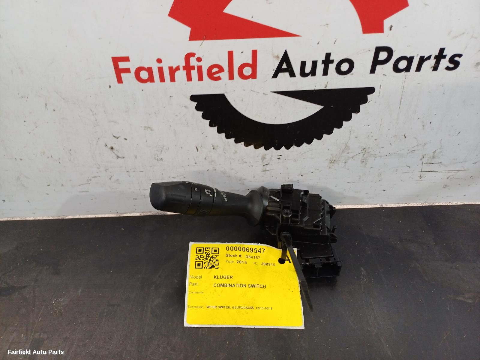 2013-2016 Toyota Kluger Combination Switch