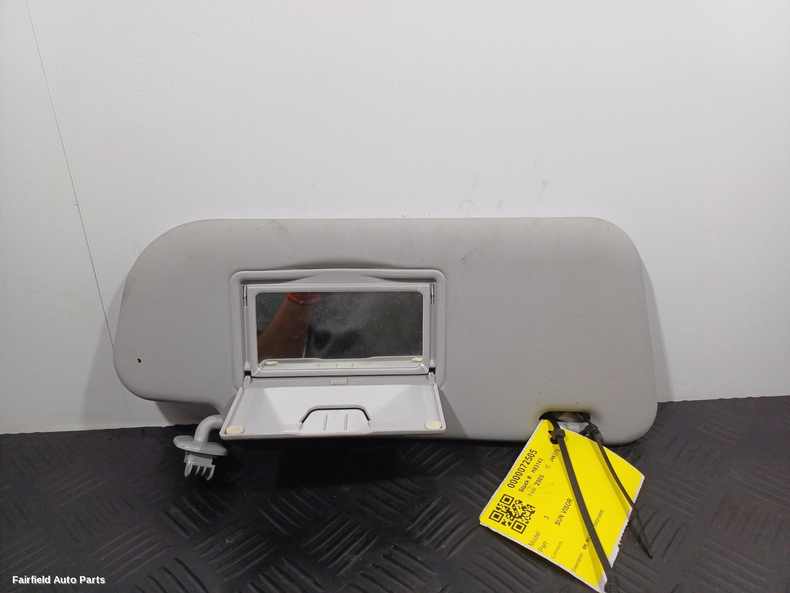 2003-2009 Mazda 3 Sunvisor