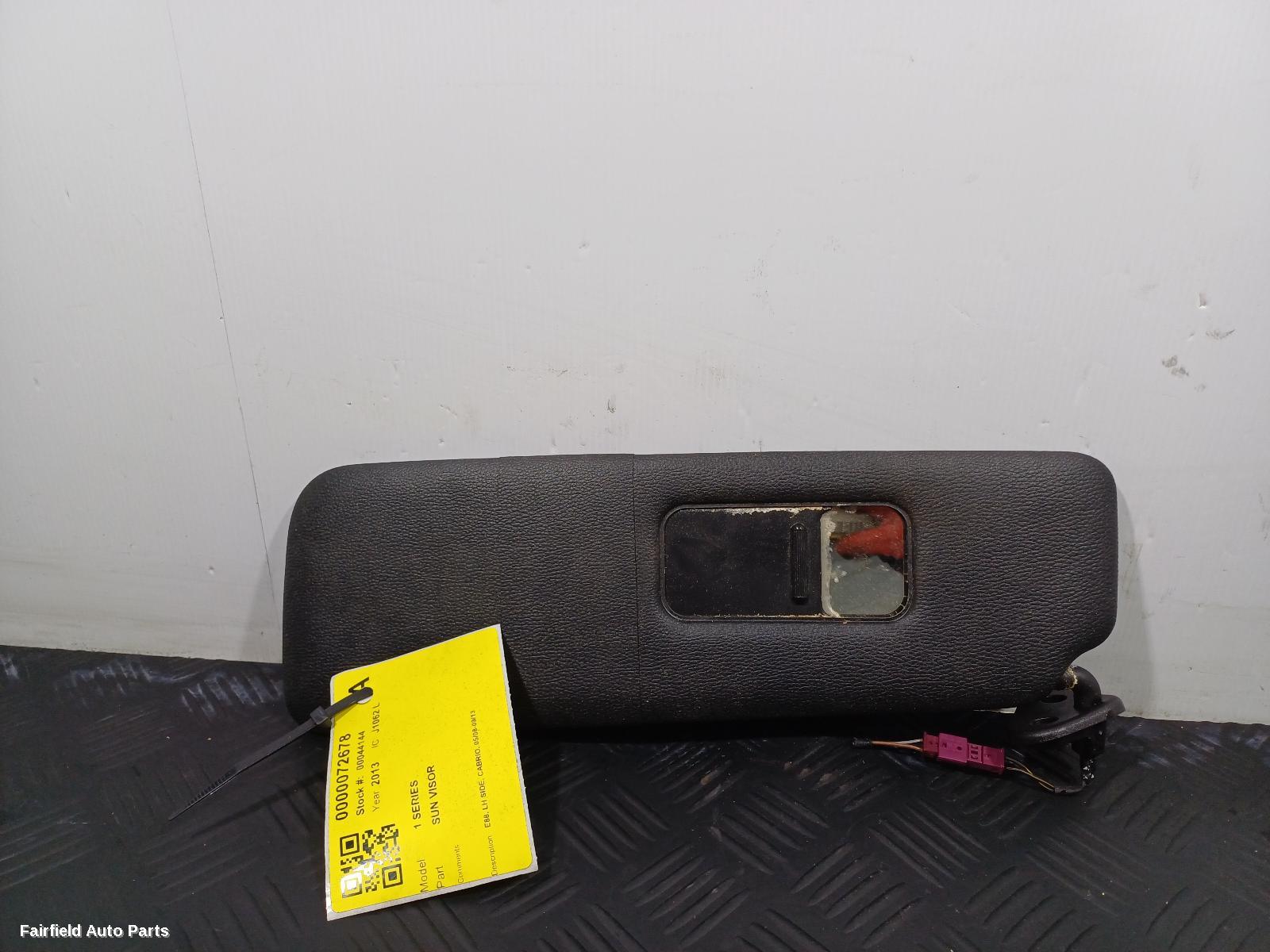 2008-2013 Bmw 1 Series Sunvisor