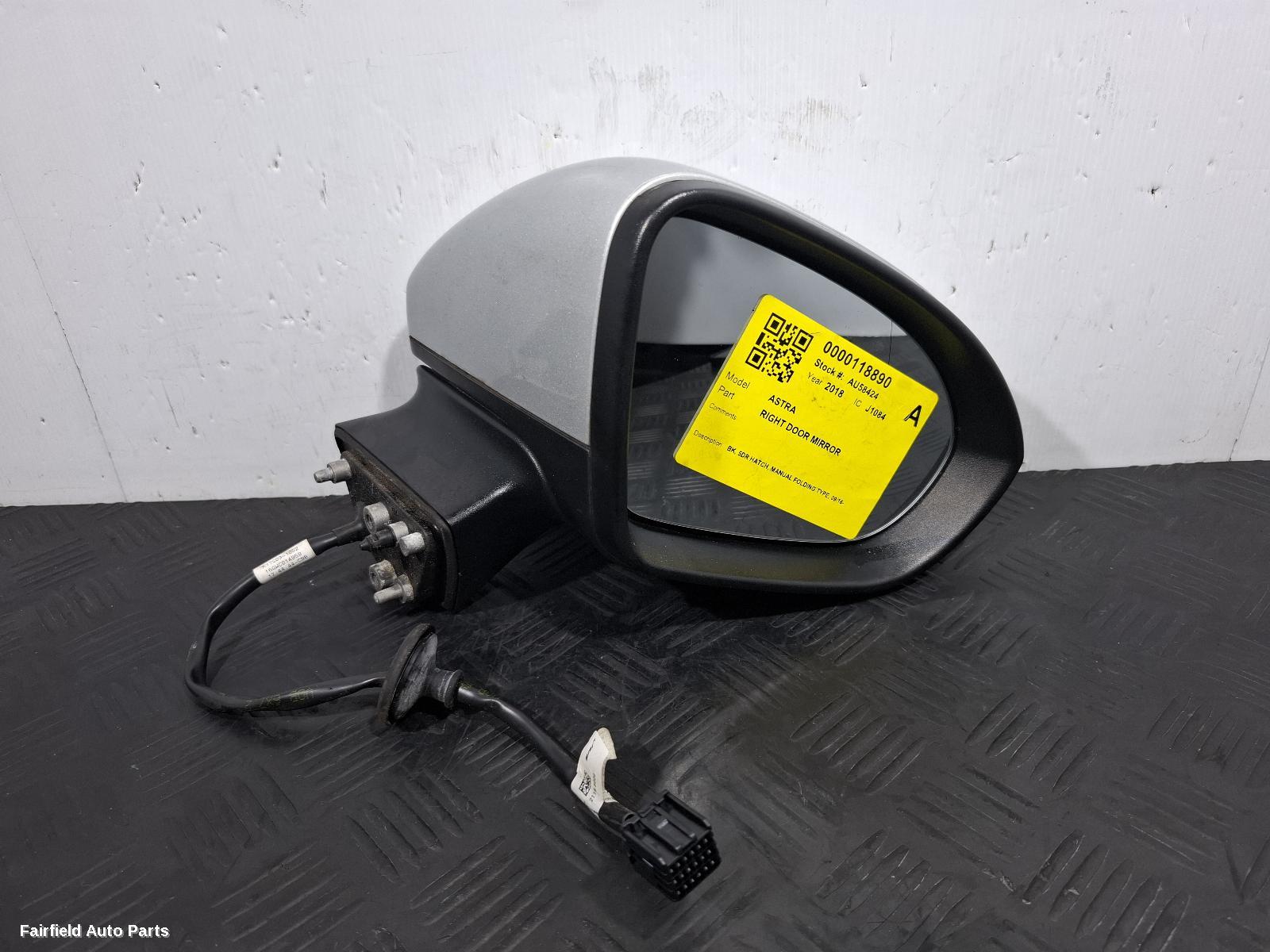2016-2020 Holden Astra Right Door Mirror
