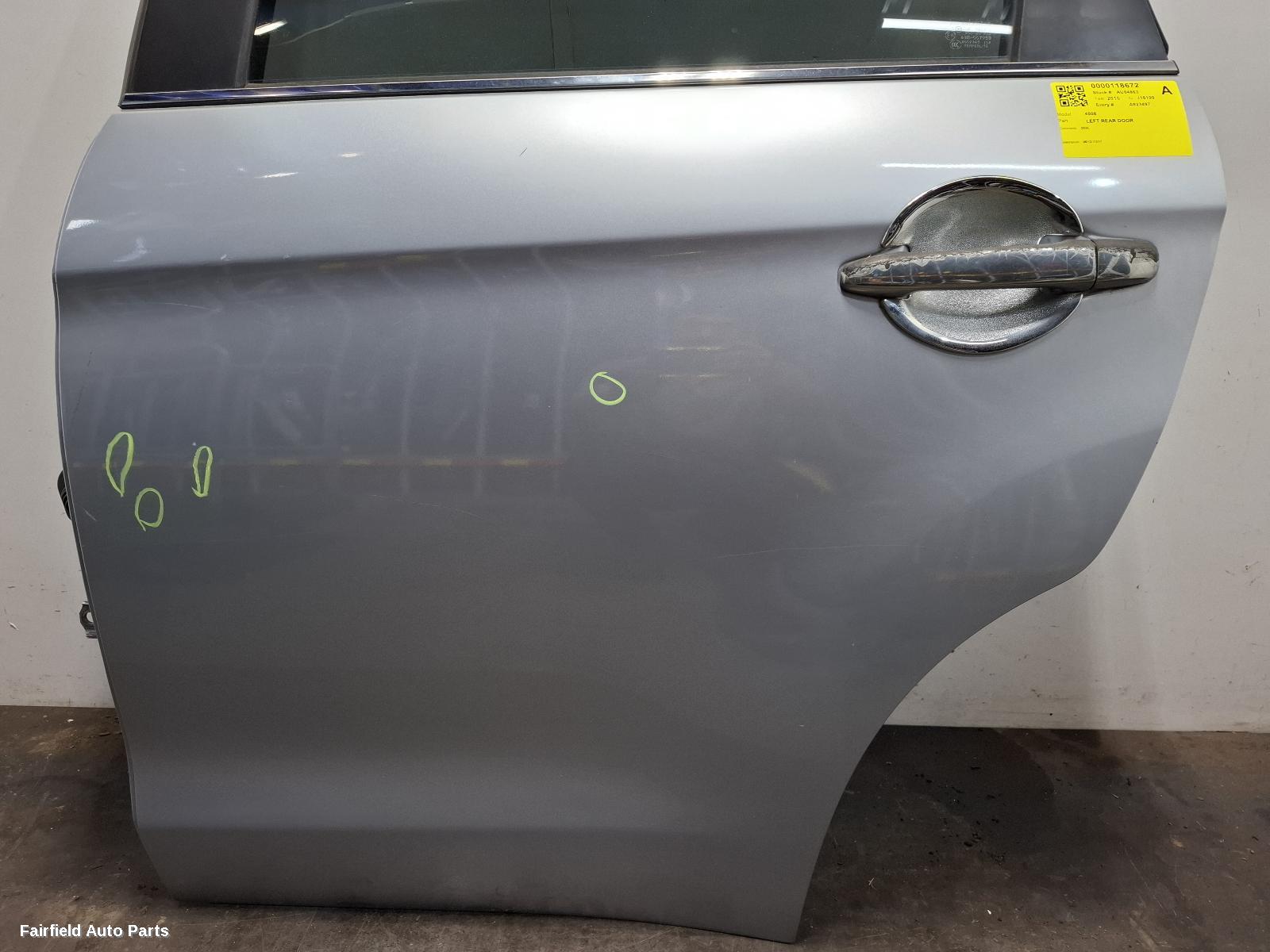 2012-2017 Peugeot 4008 Left Rear Door Sliding