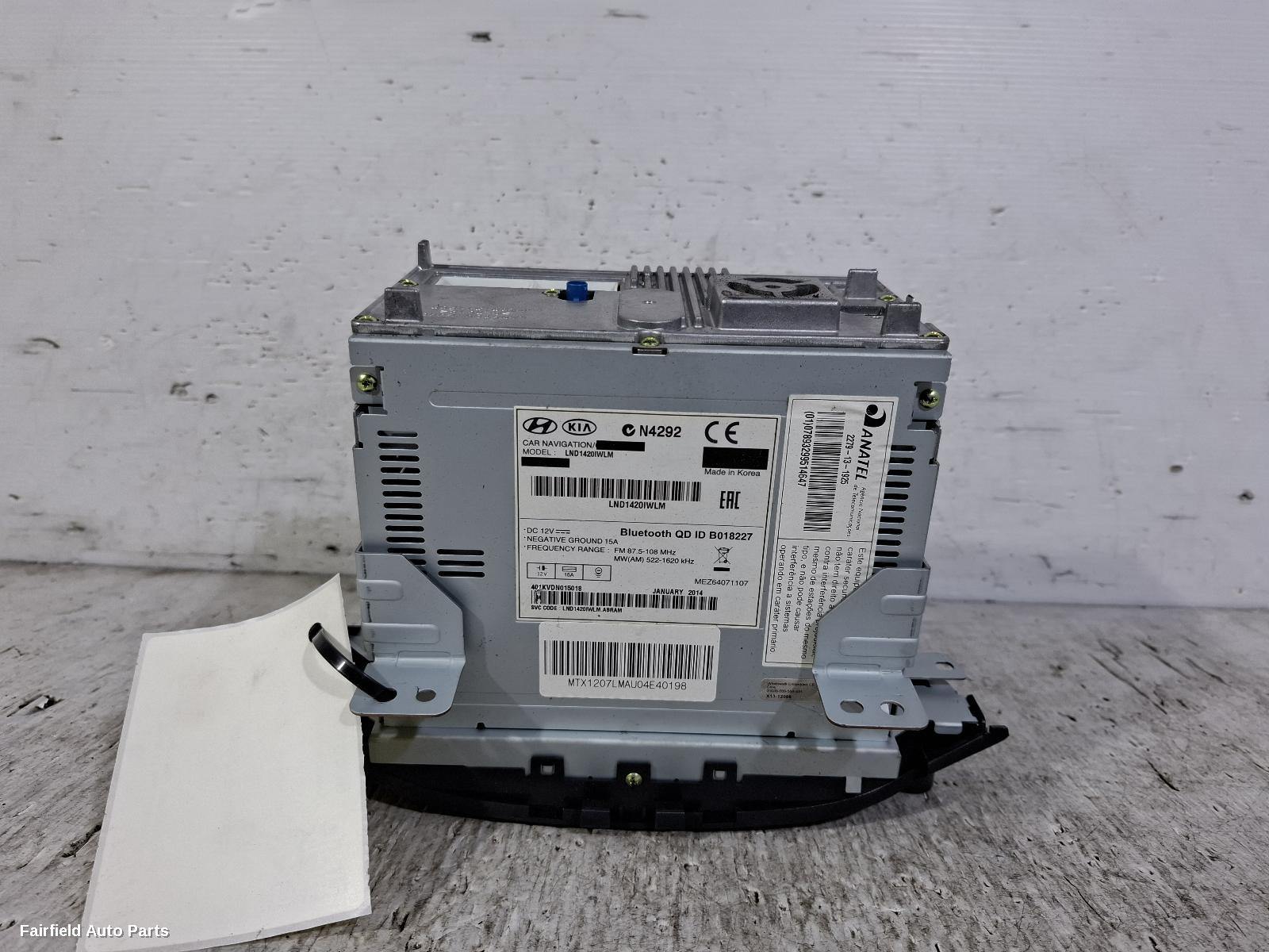 2013-2016 Hyundai Ix35 Radio Cd Dvd Sat Tv