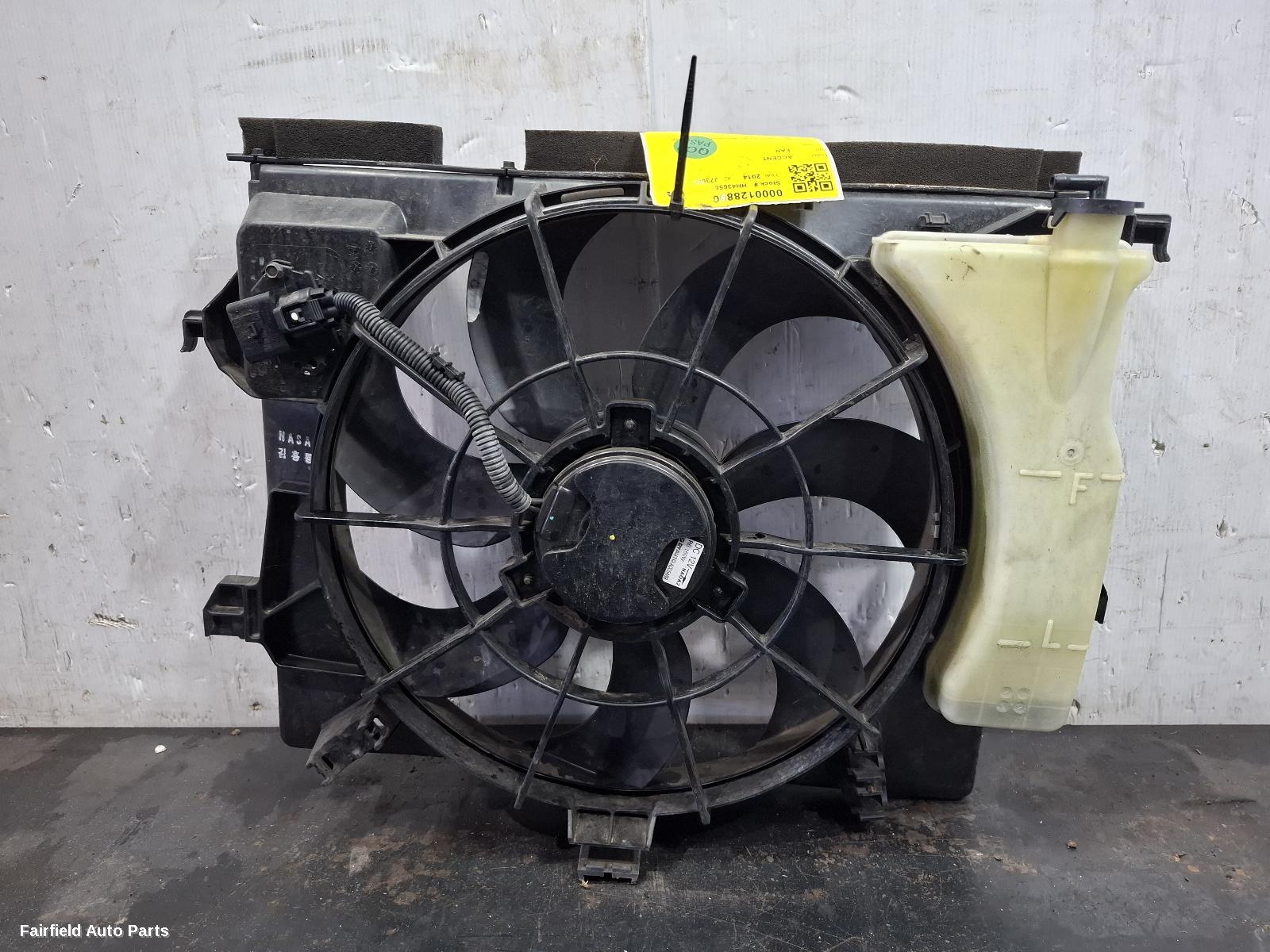 2013-2019 Hyundai Accent Fan