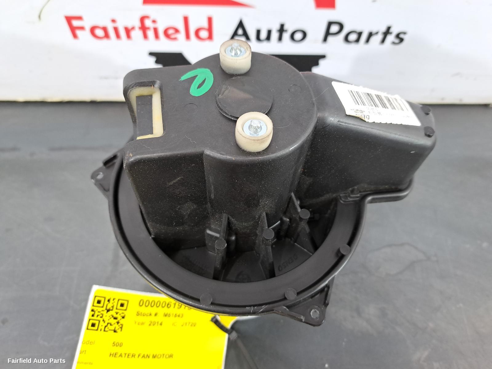 2012-2015 Fiat 500 Heater Fan Motor
