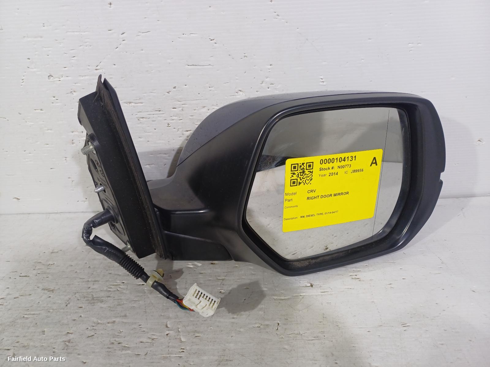 2014-2017 Honda Crv Right Door Mirror