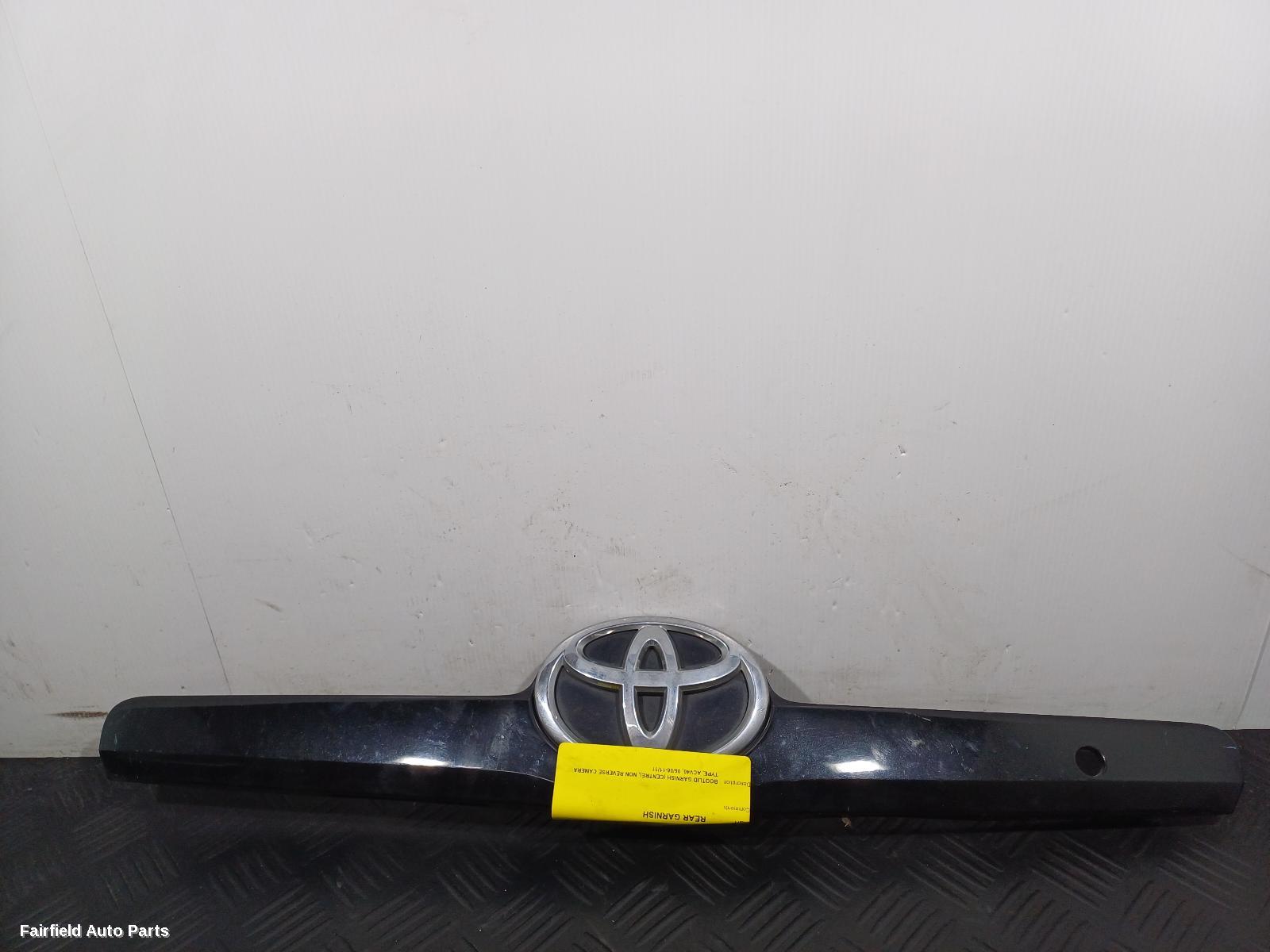2006-2011 Toyota Camry Rear Garnish
