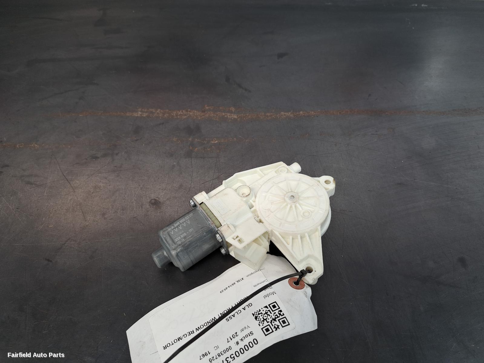 2014-2020 Mercedes Gla Class Right Front Window Reg Motor
