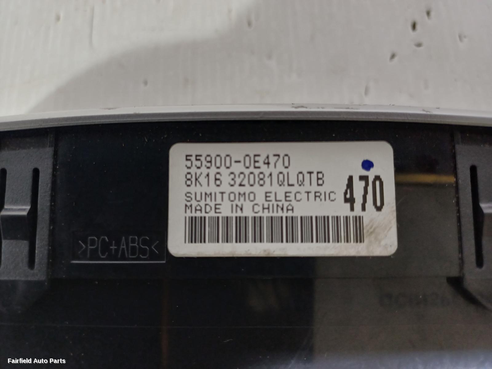 2013-2021 Toyota Kluger Heater Ac Controls