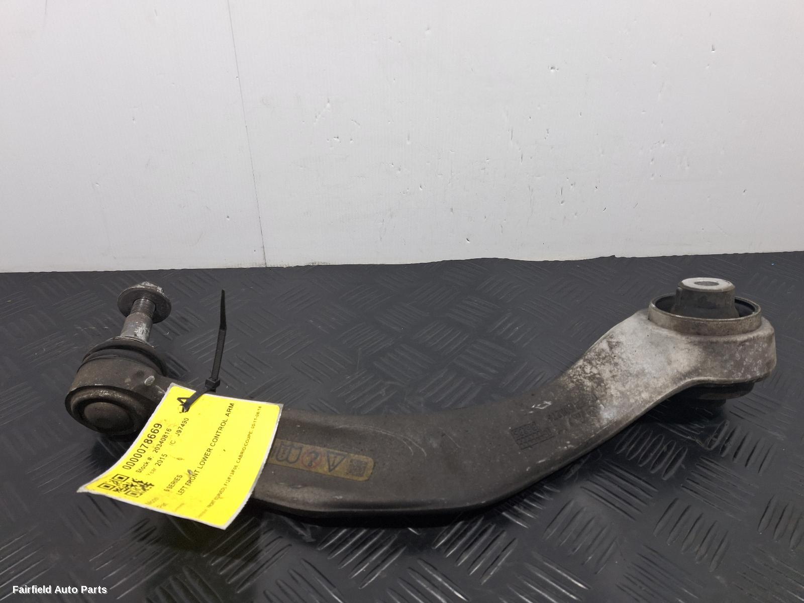 2011-2018 Bmw 6 Series Left Front Lower Control Arm
