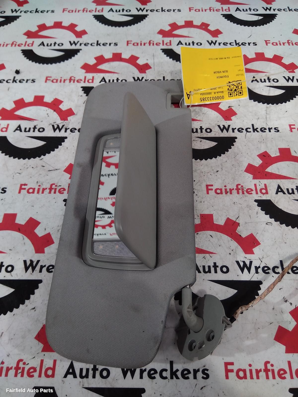 2017-2020 Holden Equinox Sunvisor
