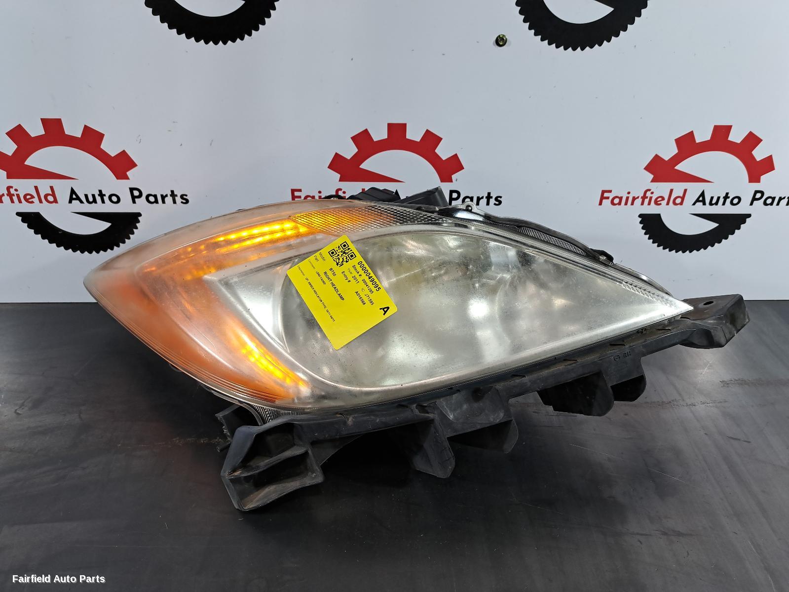 2011-2015 Mazda Bt50 Right Headlamp