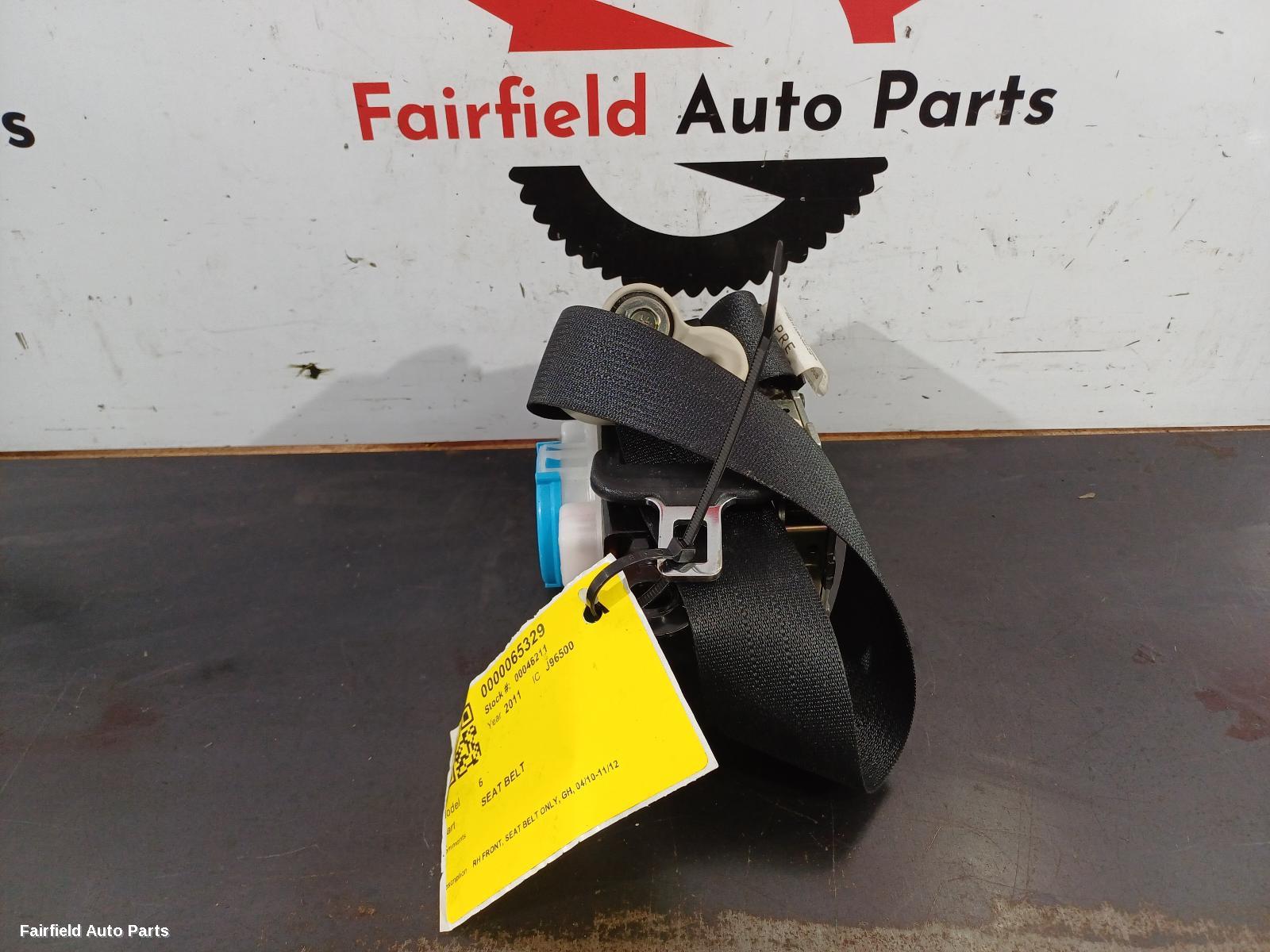 2010-2012 Mazda 6 Seatbelt Stalk