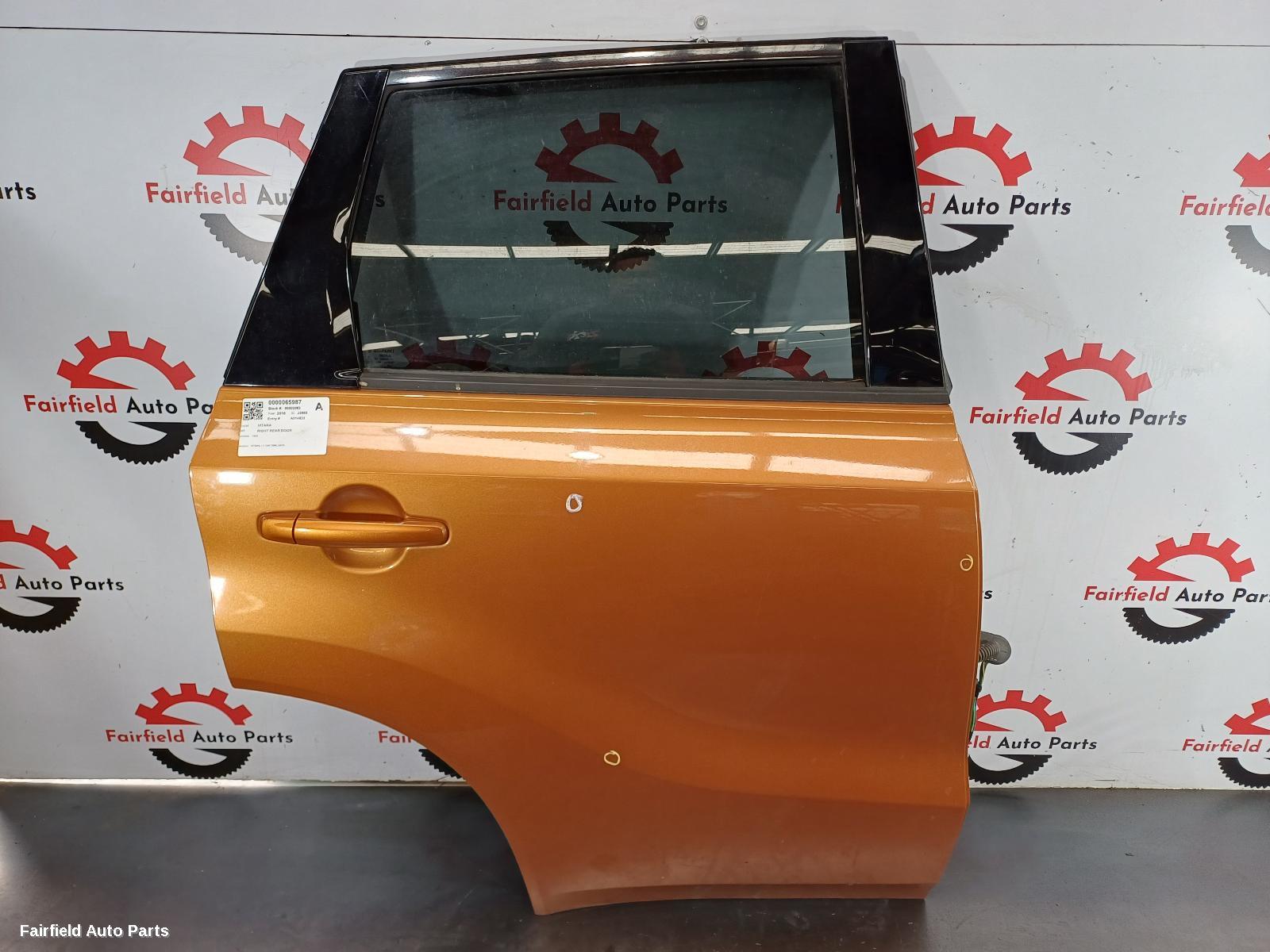 2015-2026 Suzuki Vitara Right Rear Door Sliding