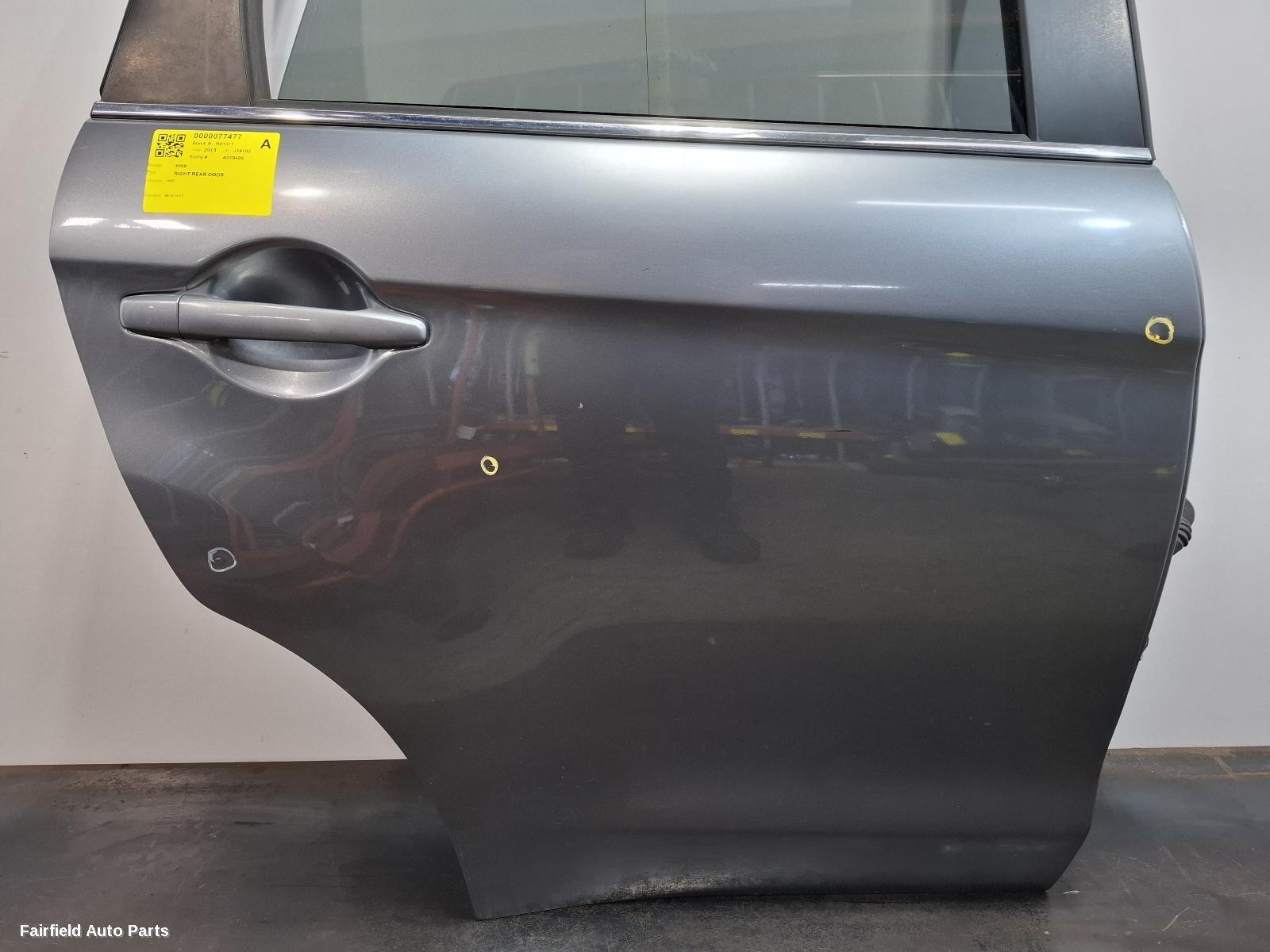 2012-2017 Peugeot 4008 Right Rear Door Sliding