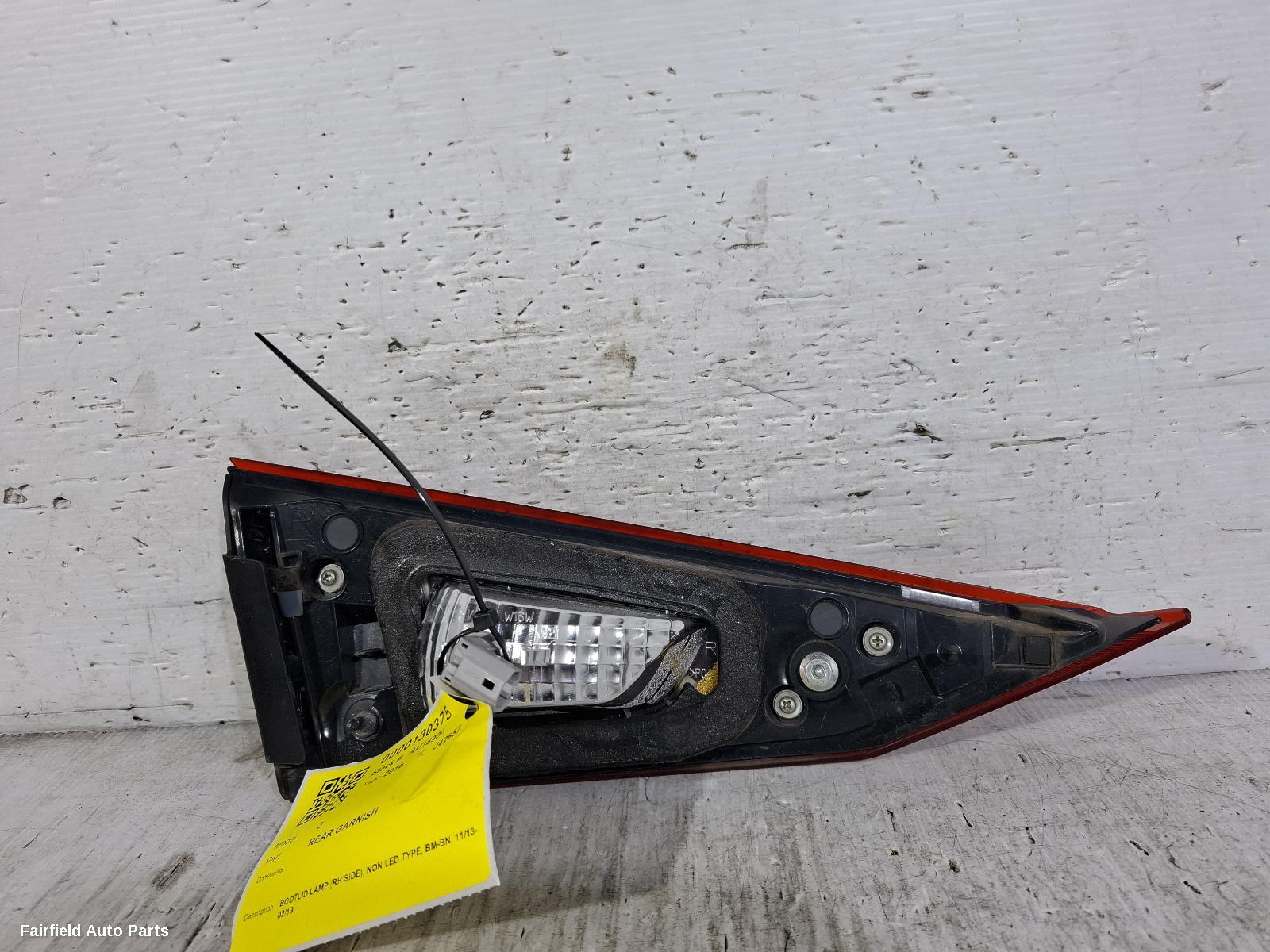 2013-2019 Mazda 3 Rear Garnish